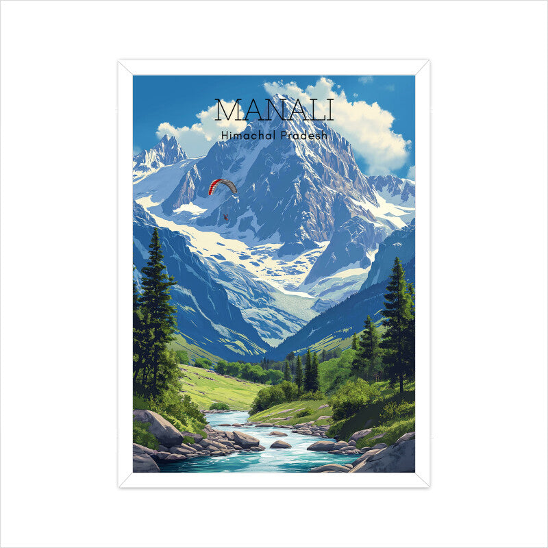 Manali Travel Poster