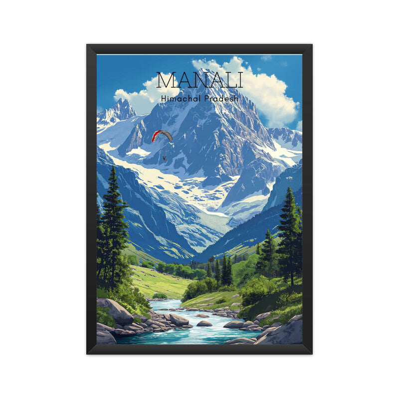 Manali Travel Poster