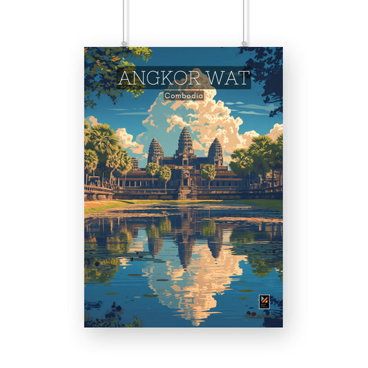 Angkor Wat  Travel Poster