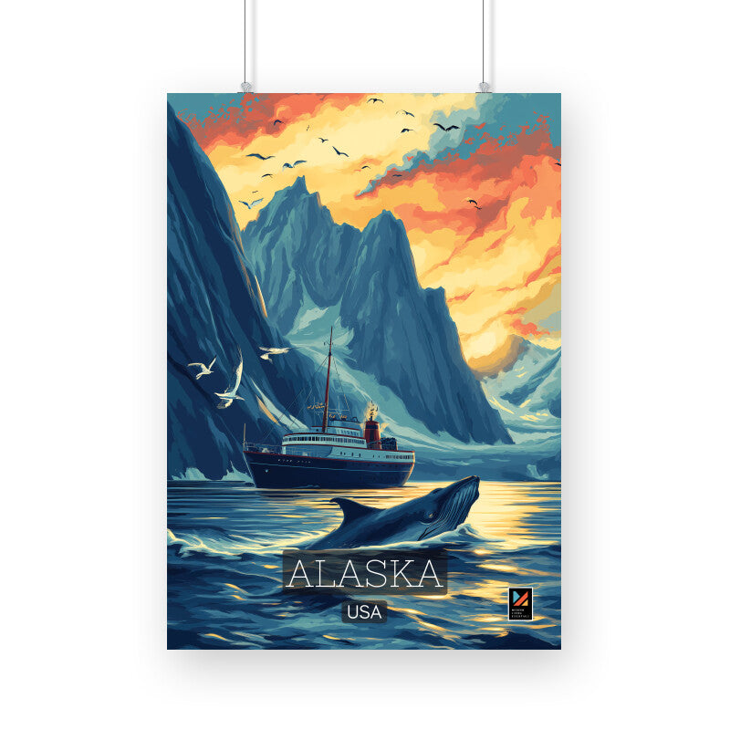 ALASKA Travel Poster