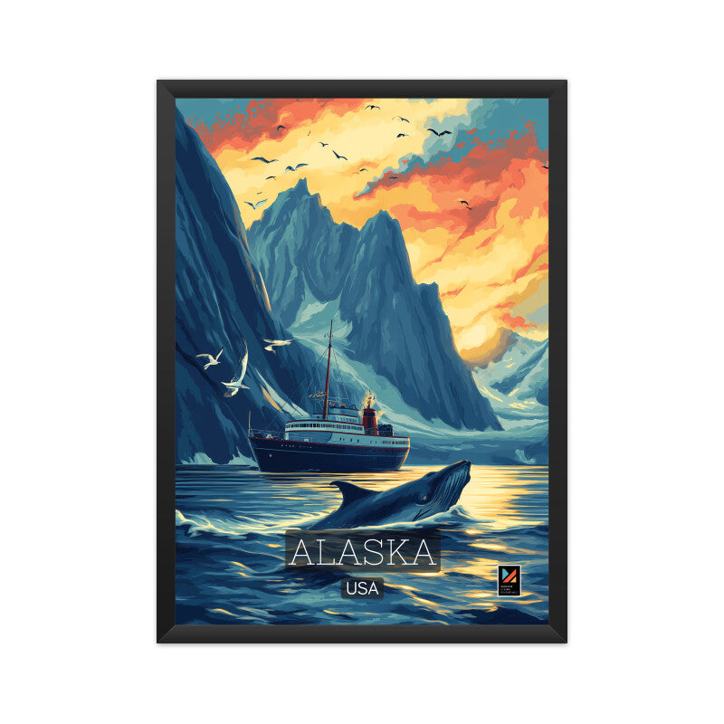 ALASKA Travel Poster