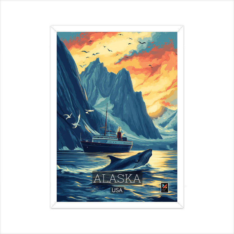 ALASKA Travel Poster