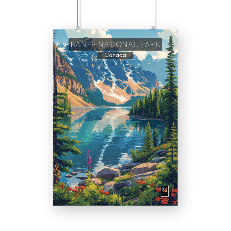 BANFF NATIONAL PARK Travel Poster