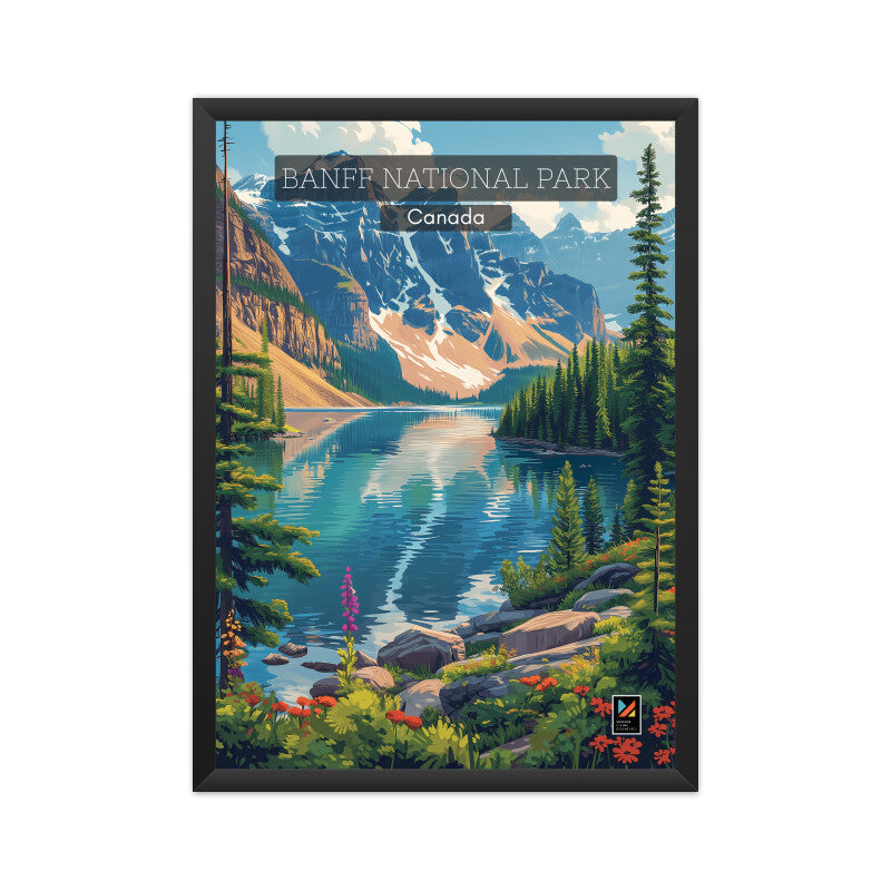 BANFF NATIONAL PARK Travel Poster