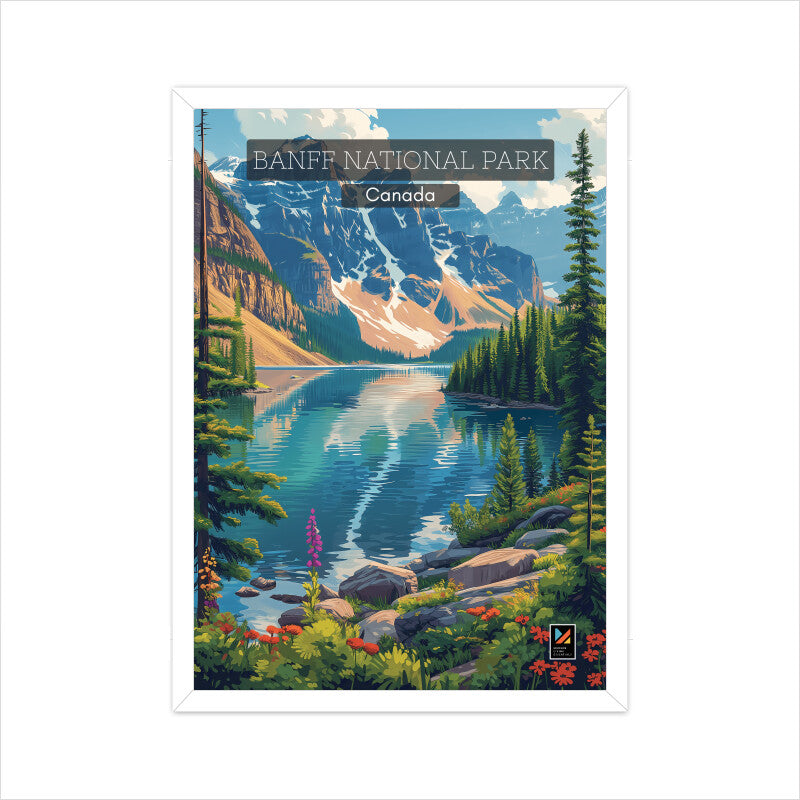 BANFF NATIONAL PARK Travel Poster