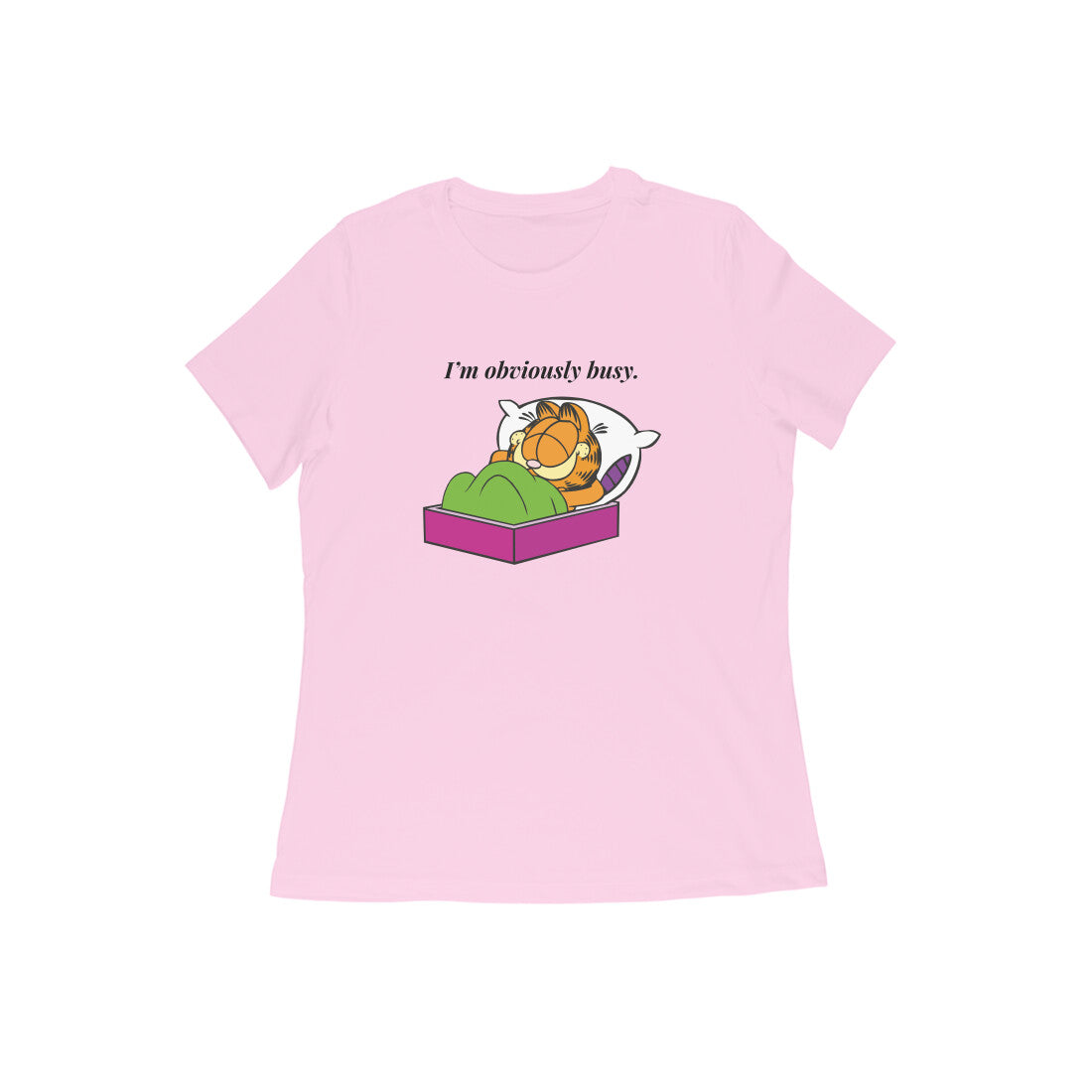 I'm obviously busy | Women's Printed T-Shirts