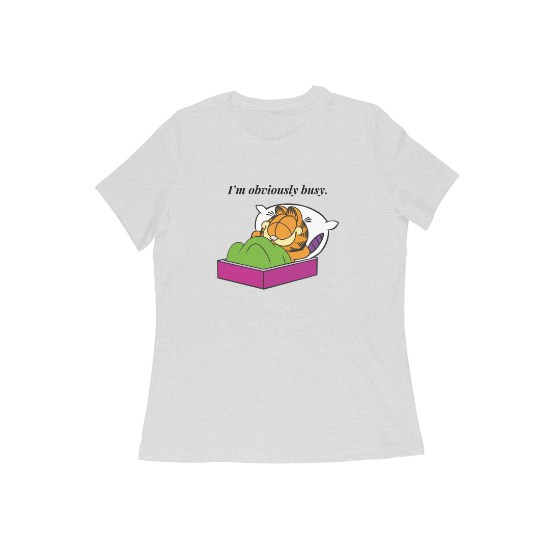 I'm obviously busy | Women's Printed T-Shirts