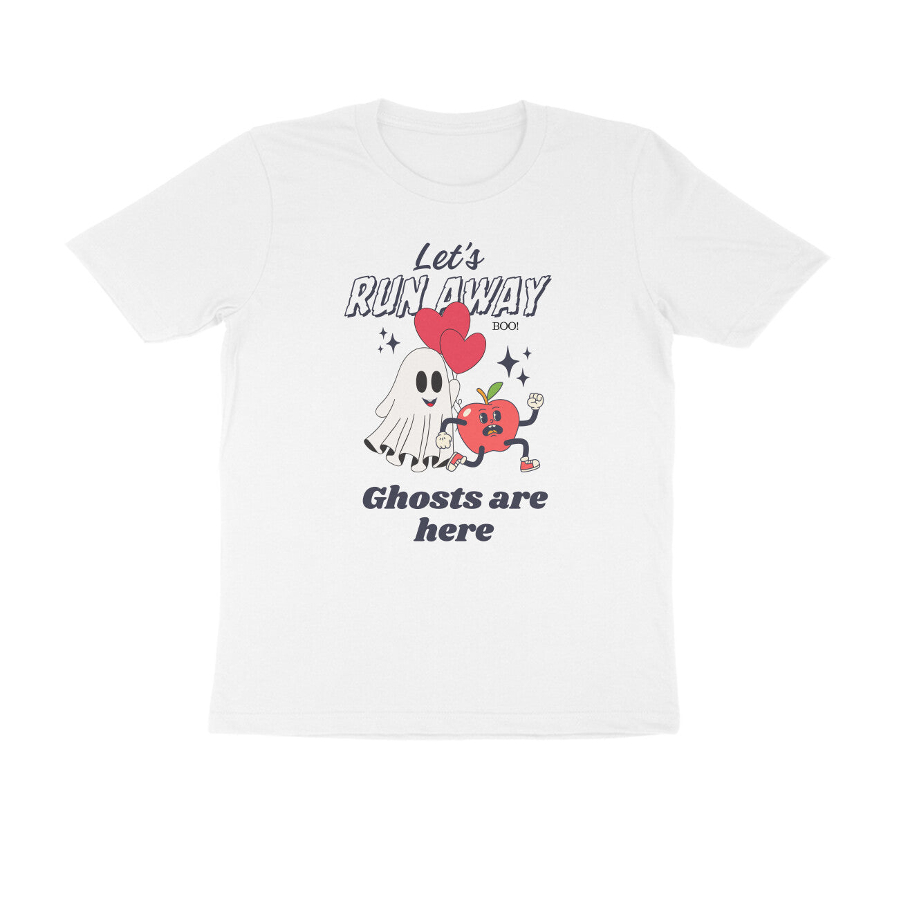 Let's Run Away | Retro Design | Unisex T-Shirts